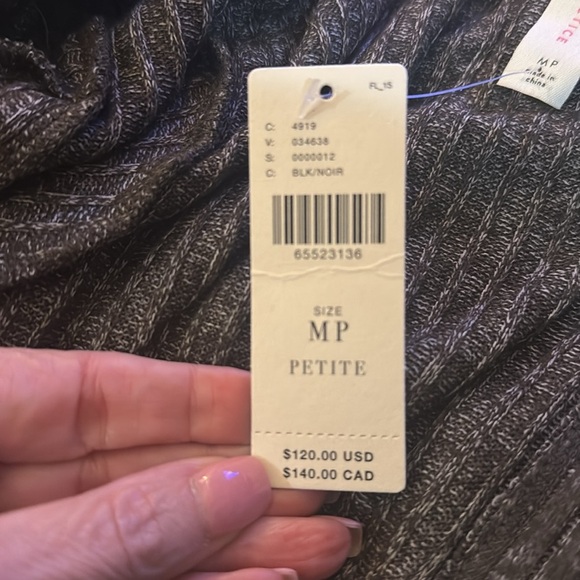 New Daily Practice by Anthropologie Belted Knit Maxi Dress Size Medium Petite - Picture 4 of 7